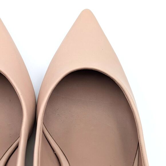 Linea Paolo Paris Pointed Toe Leather Pump Women's Blush Size US11M EU42 - Picture 6 of 10